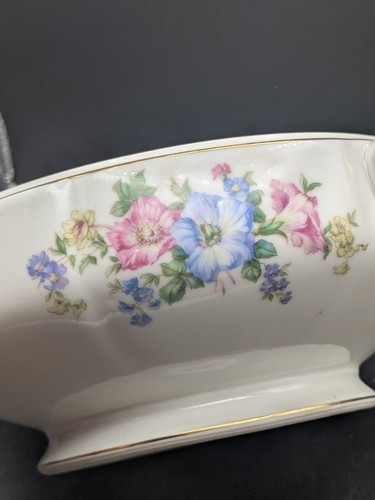 Serving Set Of 3 Heinrich Selb "Blossom" Oval Platter/Bowl/Covered Dish EUC - Picture 4 of 22