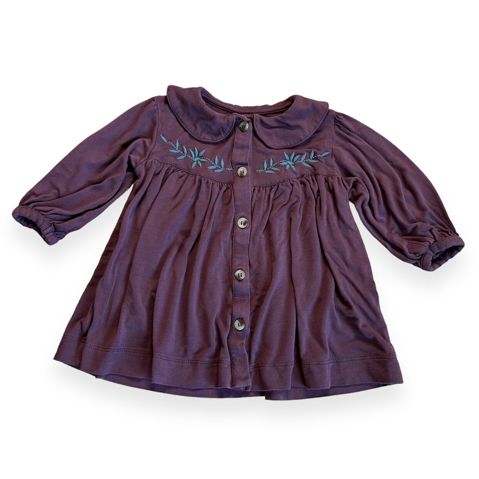 Kate Quinn Organic Embroidered Bamboo Collection Dress 12-18 Months