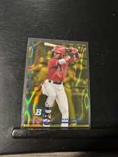 2022 Bowman Heritage - Chrome Prospects Adrian Placencia #BHPC-88 Gold Lava...