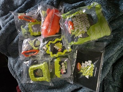 2009 Burger King Nickelodeon Blimp Kids Choice Awards Toys Set Of 8