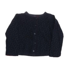 Petit Bateau, Strickjacke, Mädchen, Größe: 80, Blau/Mehrfarbig, Baumwolle #bAN