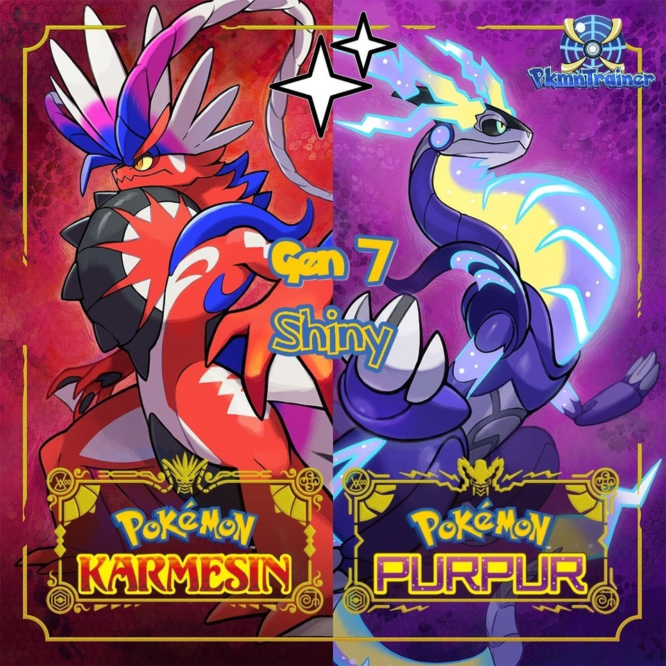 Gen 7 Shiny | Pokémon Karmesin & Purpur / Lv.100 / Max. IV
