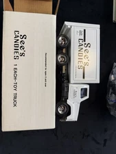 Vintage 1987 ERTL  See's Candies  White Delivery Truck Diecast # 3605 🚚