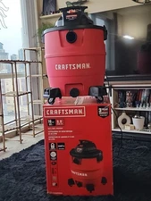 Craftsman 16 gallon 6.0 peak horsepower. Wet dry vac