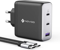 USB C LadegeräT 120W Gan 3-Port SchnellladegeräT Mit 1 PD Typ-C-Kabel 100W