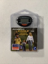 New ACCUSPLIT Eagle 1120 Wellness Series Pedometer Step Counter Black