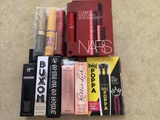 Lot of 10 Travel/Sample Mascara Buxom NARS IT Too Faced Benefit   