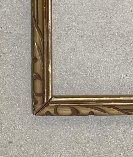 VINTAGE FITs 7”x9” TAOS SCHOOL ARTS & CRAFTS GOLD GILT PORTRAIT PICTURE FRAME - Picture 4 of 9