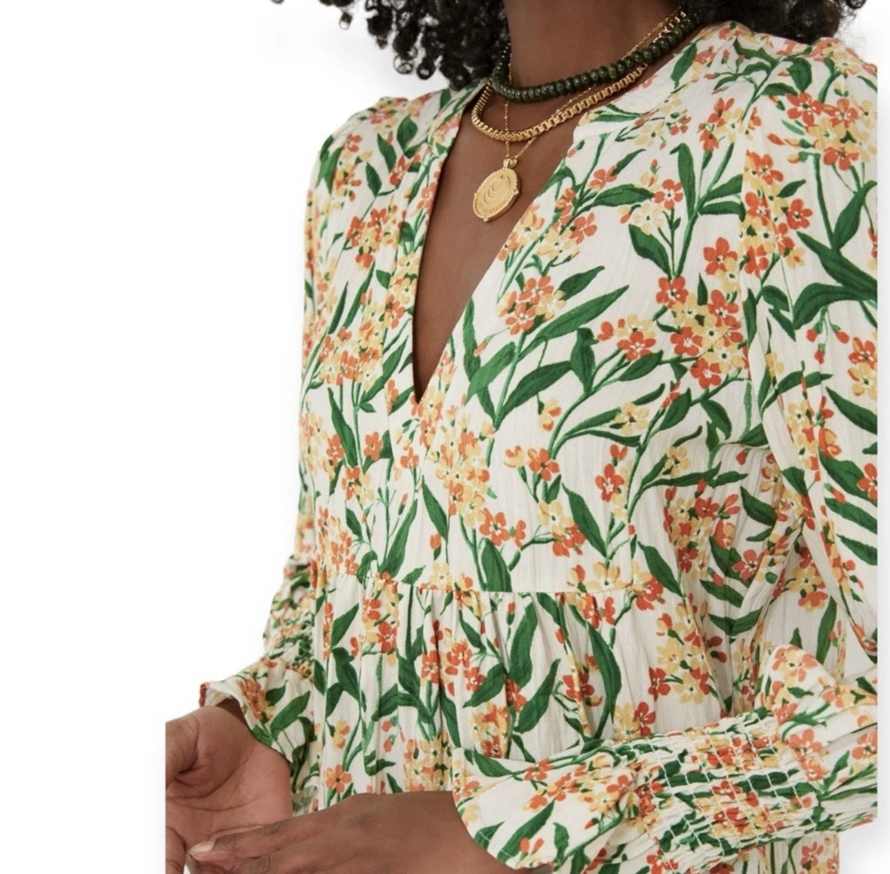 TUCKERNUCK Pomander Place taglia M bermuda fiore floreale KENZO DRESS a strati NUOVO SENZA ETICHETTE