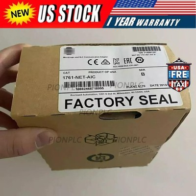 New Sealed AB 1761-NET-AIC MicroLogix and SLC Communication Adaptor US Free Tax