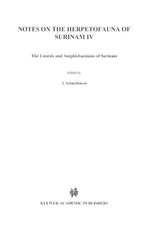 Notes on the herpetofauna of Surinam IV - 9789401027083