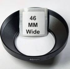 46mm Wide Angle Metal Lens Hood Sun Shade Screw-in Mount 46 mm E46 High Quality