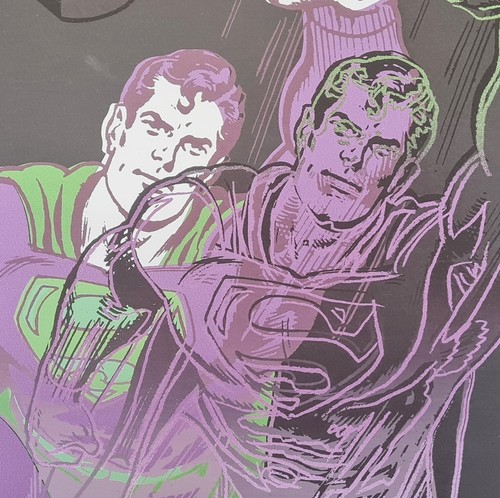 ANDY WARHOL * Superman * lithograph * 50 x 50 cm * limited # 49/500 CMOA signed - Bild 3 von 10