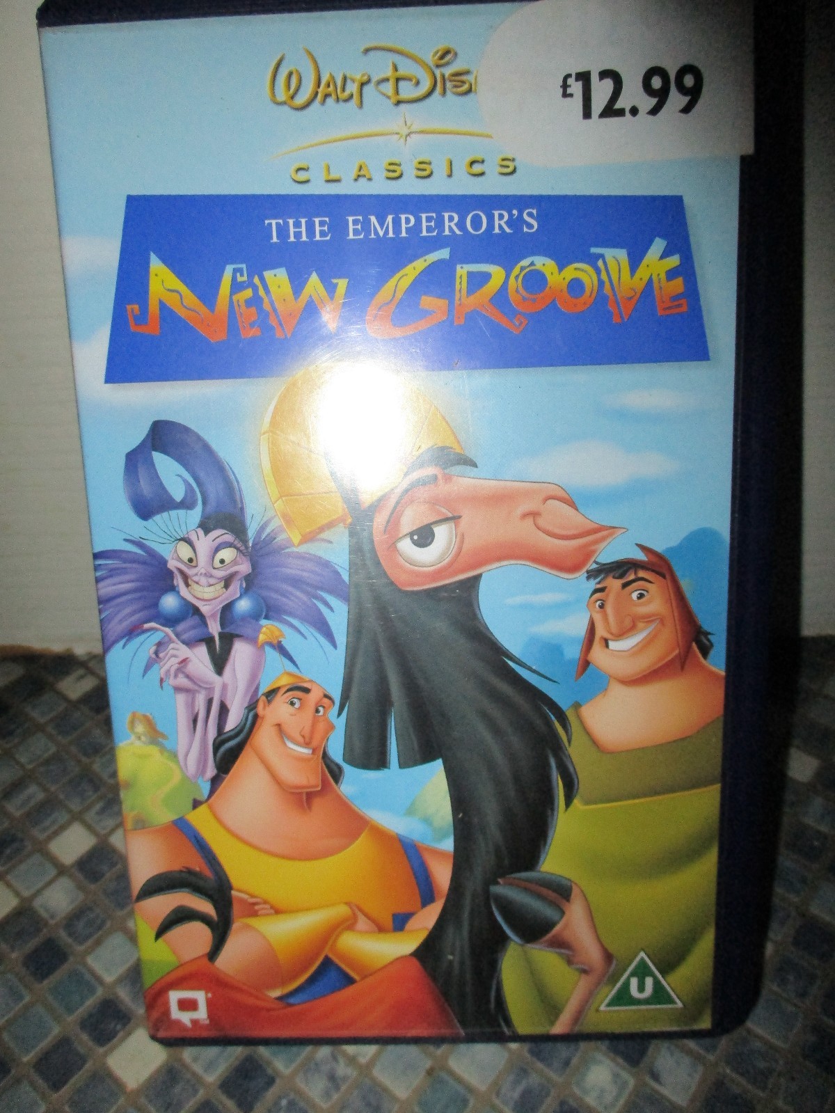 THE EMPEROR'S NEW GROOVE VHS WALT DISNEY 2001 EXCELLENT CONDITION