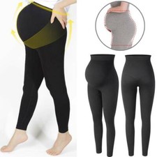Women Maternity Leggings Belly Support Pregnancy Body Shaper High Wasit Pants US