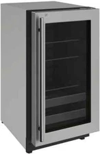 U-Line 2000 Series U2218BEVS13A 18 Inch Built-In Beverage Center Counterdepth wi