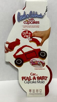 CREATE N CELEBRATE WITH CUPCAKES /  CAR PULL - APART / NEW