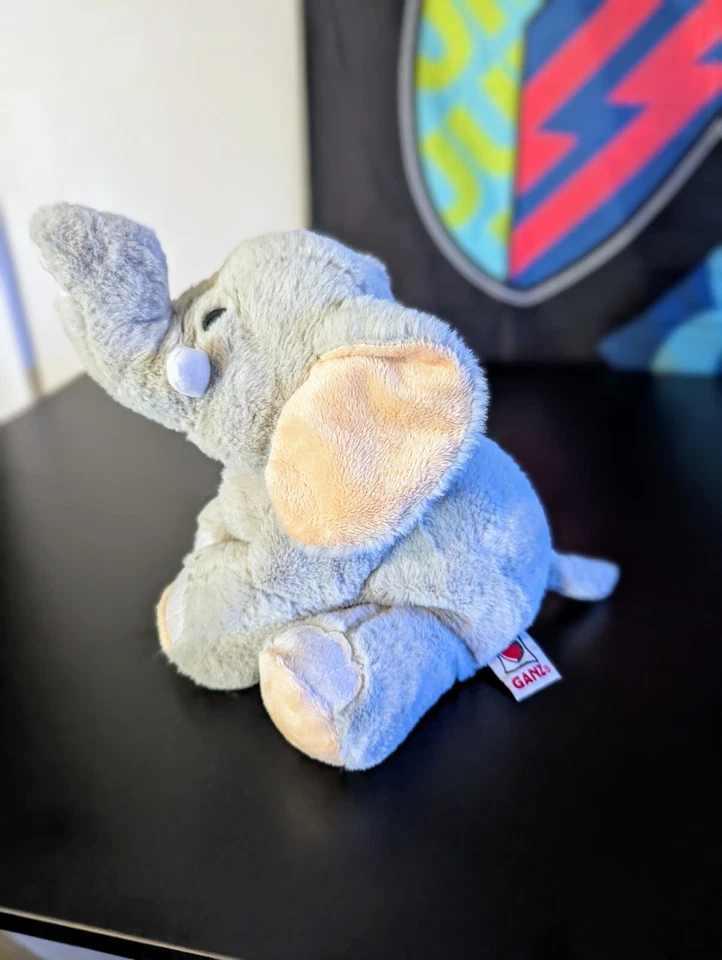 Webkinz Velvety Elephant HM167 No Code Active Plush Stuffed Animal GANZ - Image 3 of 4