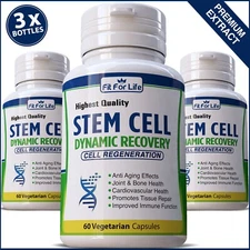 180 X PILLS STEM CELL RECOVERY SUPPORT CELLULAR REPAIR REGENERATION ACTIVATOR