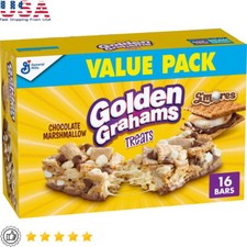 Cereal Bars Snack Treats Portable Breakfast Snack 16 Ct Box Individually Wrapped