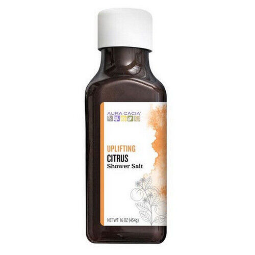 Shower Salt Uplifting Citrus 16 Oz  by Aura Cacia - Picture 1 of 1
