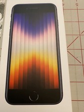 iphone SE BOX only. Midnight Inside Box iPhone Info, Apple Sticker, Small Tool.