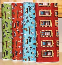 Dogs Rule Coordinating Fabrics by Elizabeth's Studio bty SOLD SEPARATELY