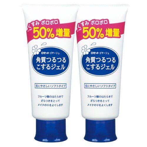 Rosette Scrub 120g x2 gommage skin facial AHA Peeling Gel Fruit acid peel Japan