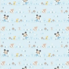 1 Yard of Disney Mickey Mouse Pluto Toss Swaddle Fabric 100 Cotton
