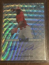 OSIRIS JOHNSON 2017 LEAF PERFECT GAME AUTOGRAPH #4/12 MARLINS 2ND ROUND