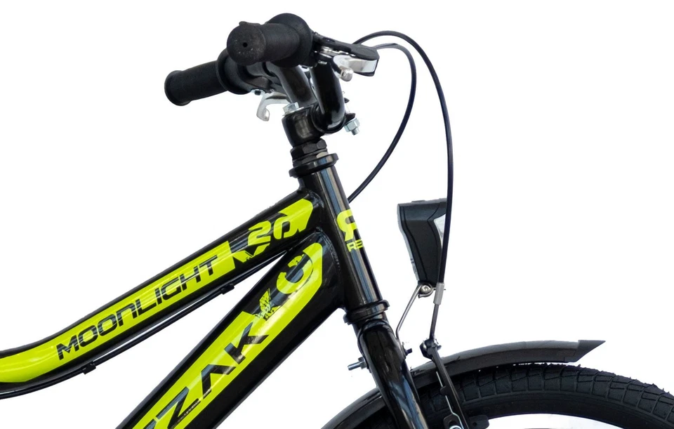 20 Zoll Kinderfahrrad Jungenfahrrad Rücktrittbremse RH 33 Schwarz Grün NEU -041 - Bild 3 von 4