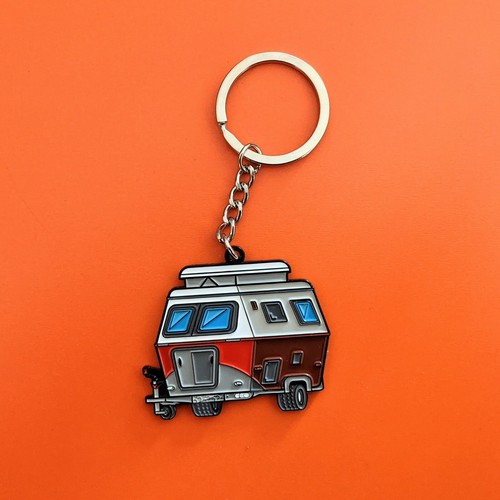 Cute Eriba Hymermobil Puck, Pan, Familia Keychain Metal & Enamel & PVC - Photo 10/26