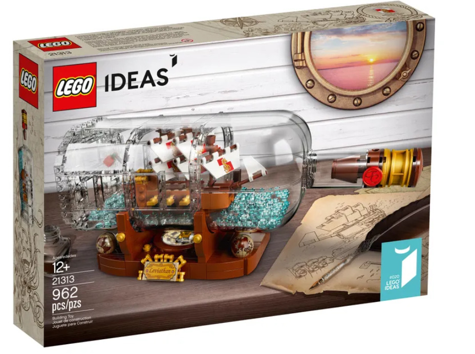 Lego 21313 Ideas Ship in a Bottle New in Box, Factory Sealed, Retired