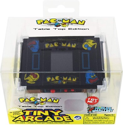 Super impulse Tiny Arcade Minatare Video Game Pac-Man Tabletop Edition