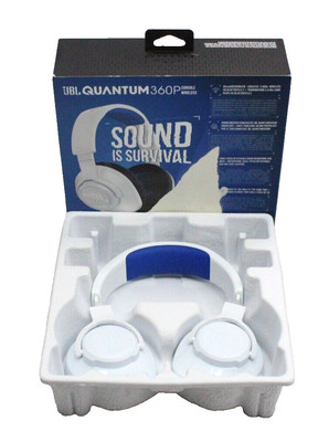 JBL Quantum 360P Wireless Gaming Headset Weiß für Playstation 5 PC Switch  