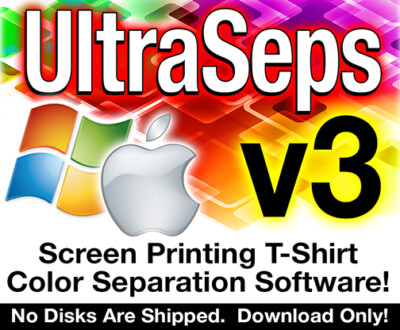 UltraSeps v3 Screen Printing Color Separation Software - It Does Everything!
