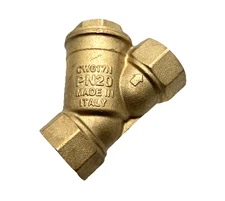Y-Strainer Brass DN25 1” Female NPT PN20 CW617N In-line Mesh Filter