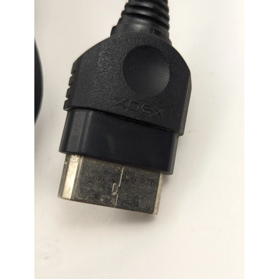 Original Microsoft Xbox AV Cable Composite RCA Standard Definition Cord - Image 3 of 4