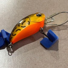 Evergreen Stumble Brown Tiger Hard Lure Crankbait Fishing Bait Slightly Used
