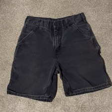 Vintage Carhartt Petrol Blue Carpenter Shorts Men s 29 Canvas B25PTB