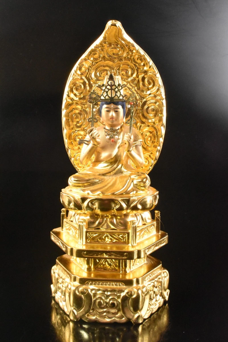 木制金色日本古董雕像| eBay