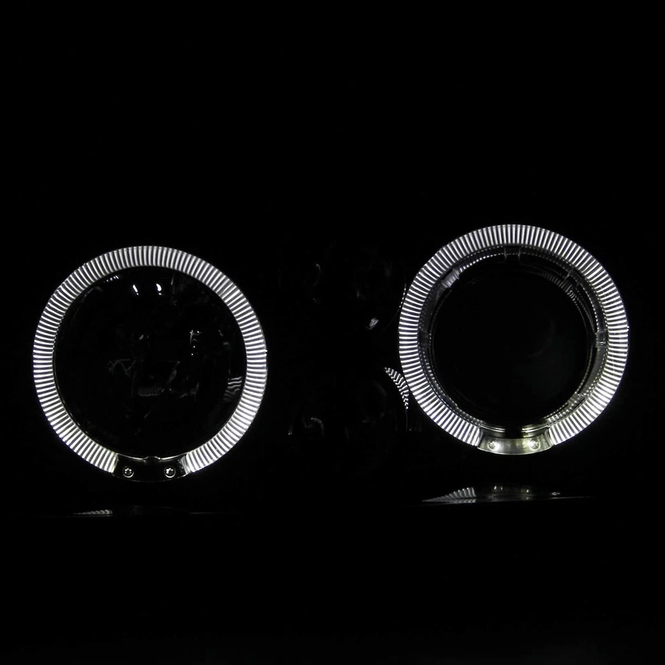 Smoke Projector Headlights Fits 1993-1998 Volkswagen Golf MK3 Lamps Left+Right - Imagem 3 de 4