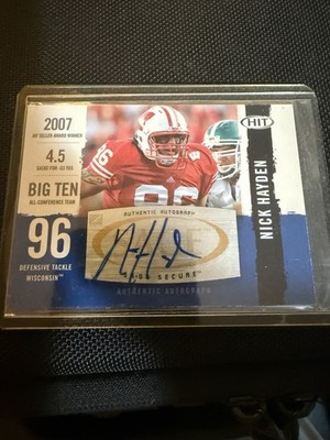 2008 SAGE Hit - Autographs Nick Hayden #A104 (AU, RC)