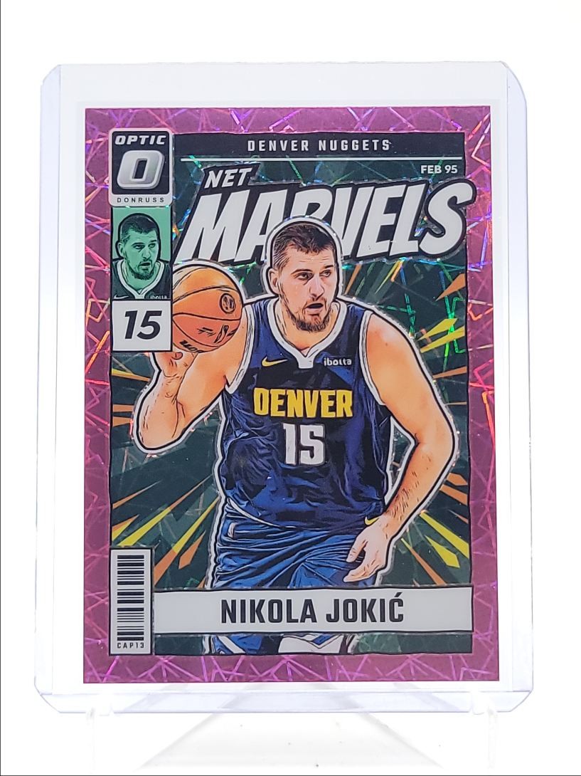 NIKOLA JOKIC 2024-25 DONRUSS OPTIC NET MARVELS PINK VELOCITY /79 Q6027