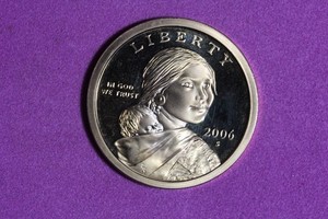 ESTATE FIND 2006 - S PROOF SACAGAWEA DOLLAR #K60636