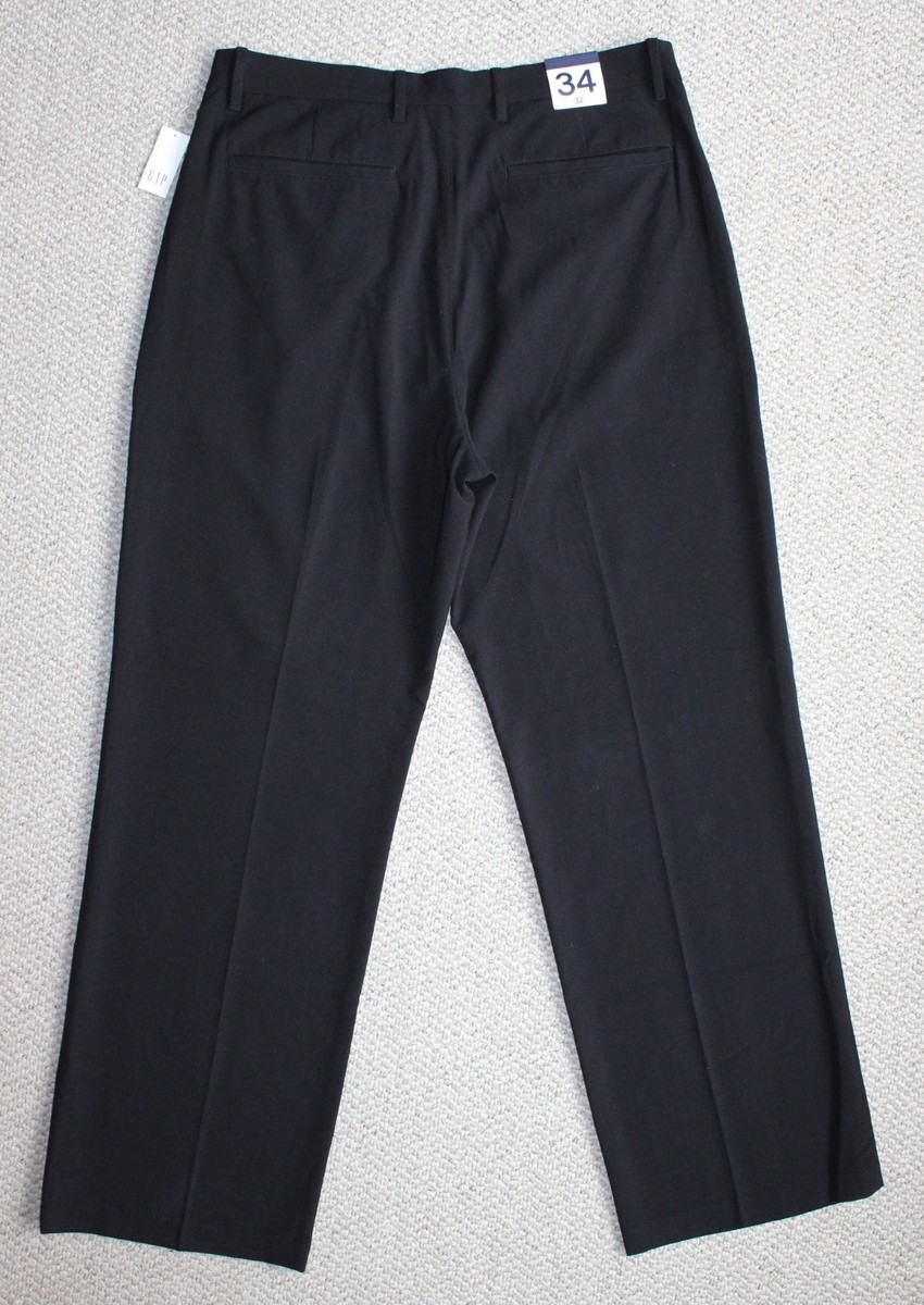 Men's GAP '90s LOOSE Relaxed Fit Trouser Dress Pants • 34x32