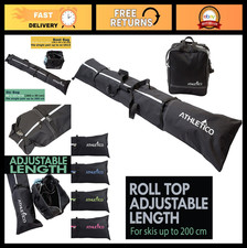 Ski Bag  Boot Bag Combo for Air Travel - Unpadded Ski Bags Fit Skis Up to 200cm