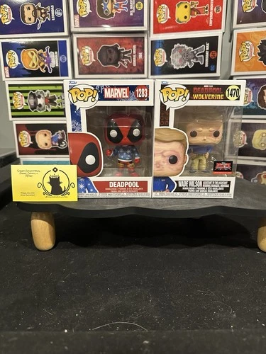 Funko Pop Deadpool Bundle / Deadpool (1283) + Wade Wilson (1470) Exclusive