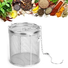Stainless Steel Tea  Strainer Soup Seasonings Seperation Basket Spice Filter