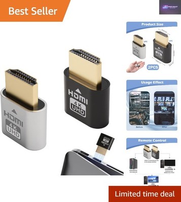 2er Pack 4K Wireless HDMI Streaming Gerät - Instant Plug & Play Mirroring Stick